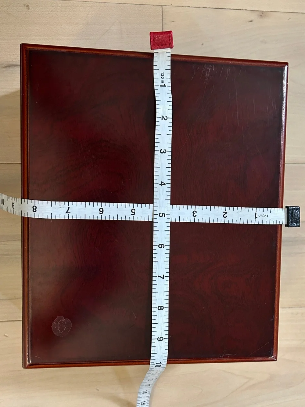 Vintage? Wooden Cigar Humidor Storage Box with Analog Hygrometer
